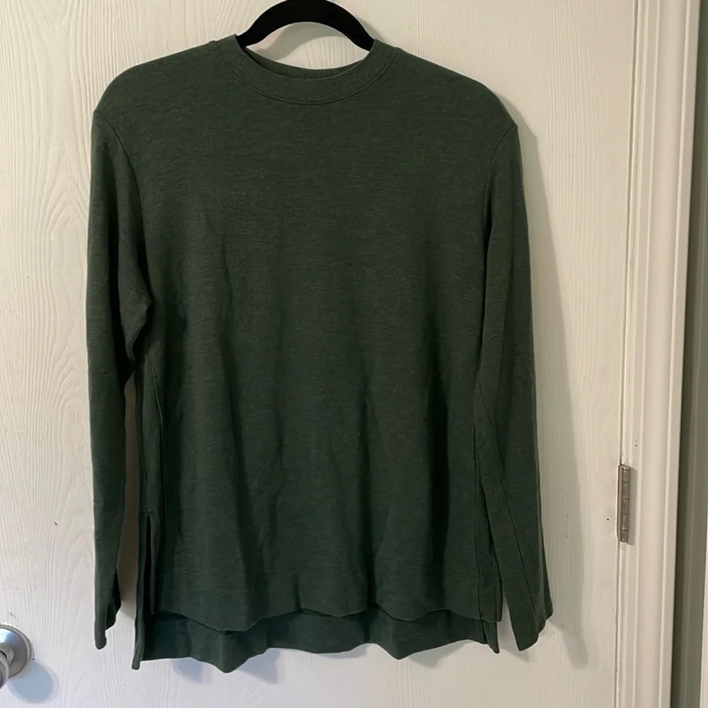 J. Jill Pure Jill Forest Green Oversized Sweater Size Small